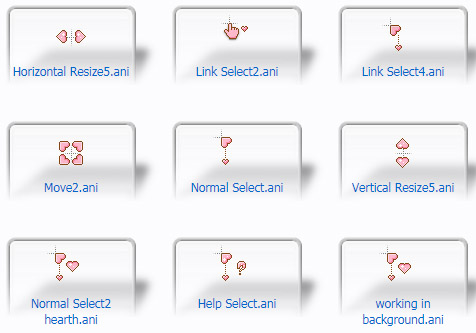 Heart Pink Mouse Cursors