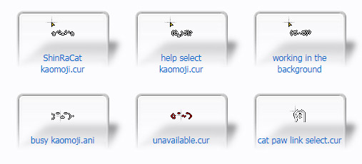 Kaomojis Cursors for your computer