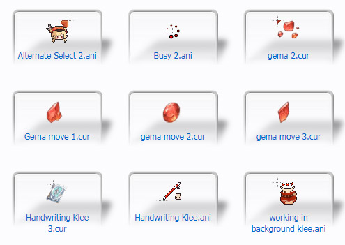 Klee Mouse Cursors