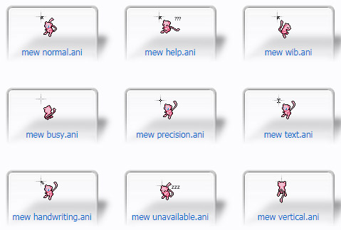 Mew Mouse Cursors