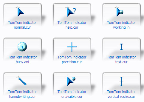 TomTom indicator Cursors