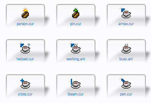Coffee Mouse Cursors