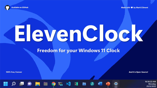 ElevenClock for windows apps