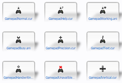 Windows Gamepad Emoji Cursors