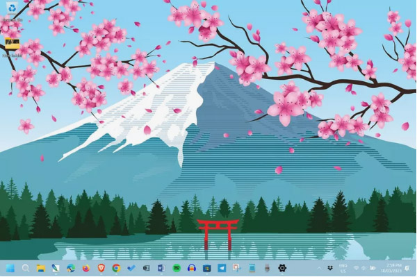 Springtime Art for windows 11 themes free download