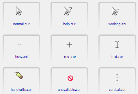 cartoony Cursors